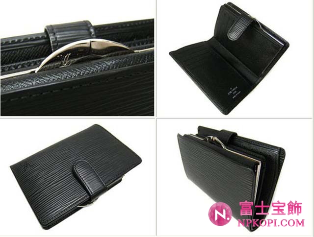 (LOUIS VUITTON)ルイヴィトン 財布コピー 財布エピがま口 ポルトフォイユヴィエノワ ノワール M63642